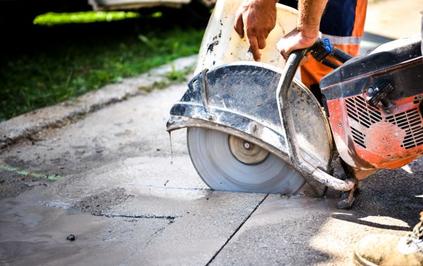 Walkway Cutting in Joplin
