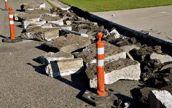 Curb Demolition in Joplin